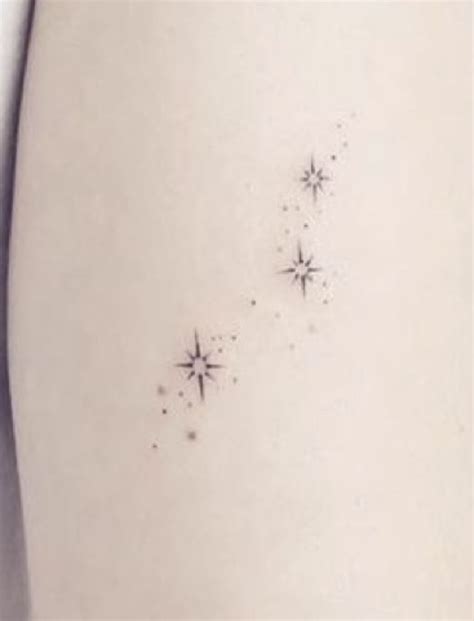 sparkling stars tattoo|sparkling tattoo designs for women.